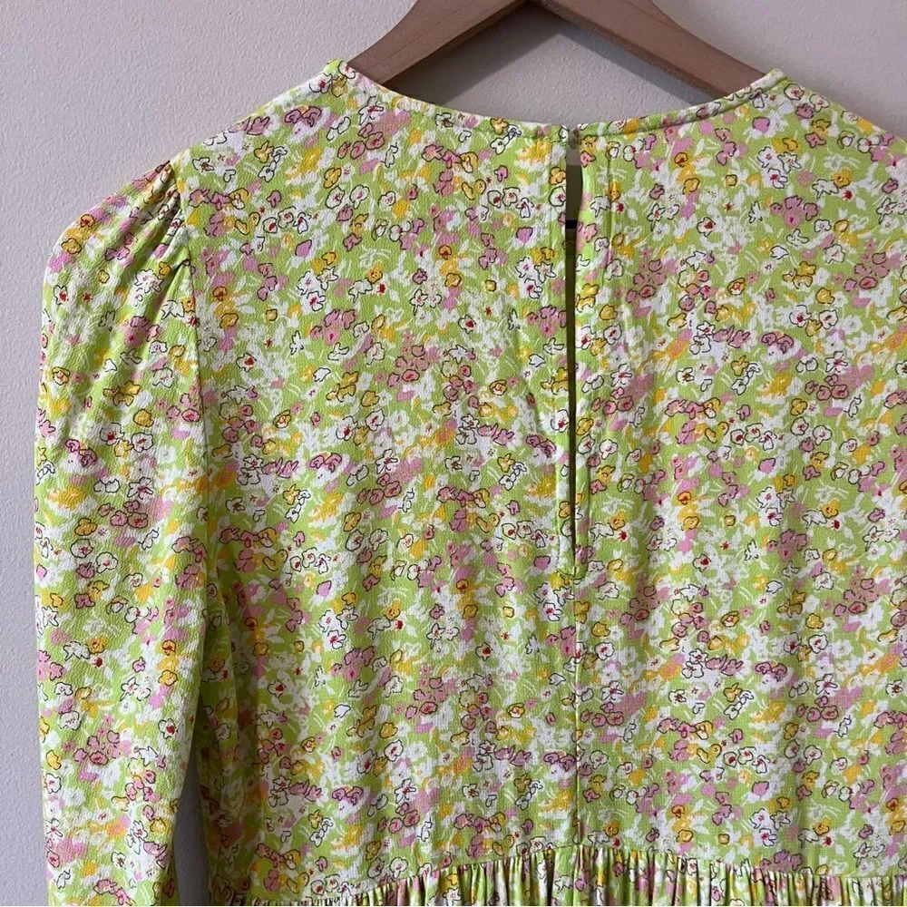 BP Print Long Sleeve Dress